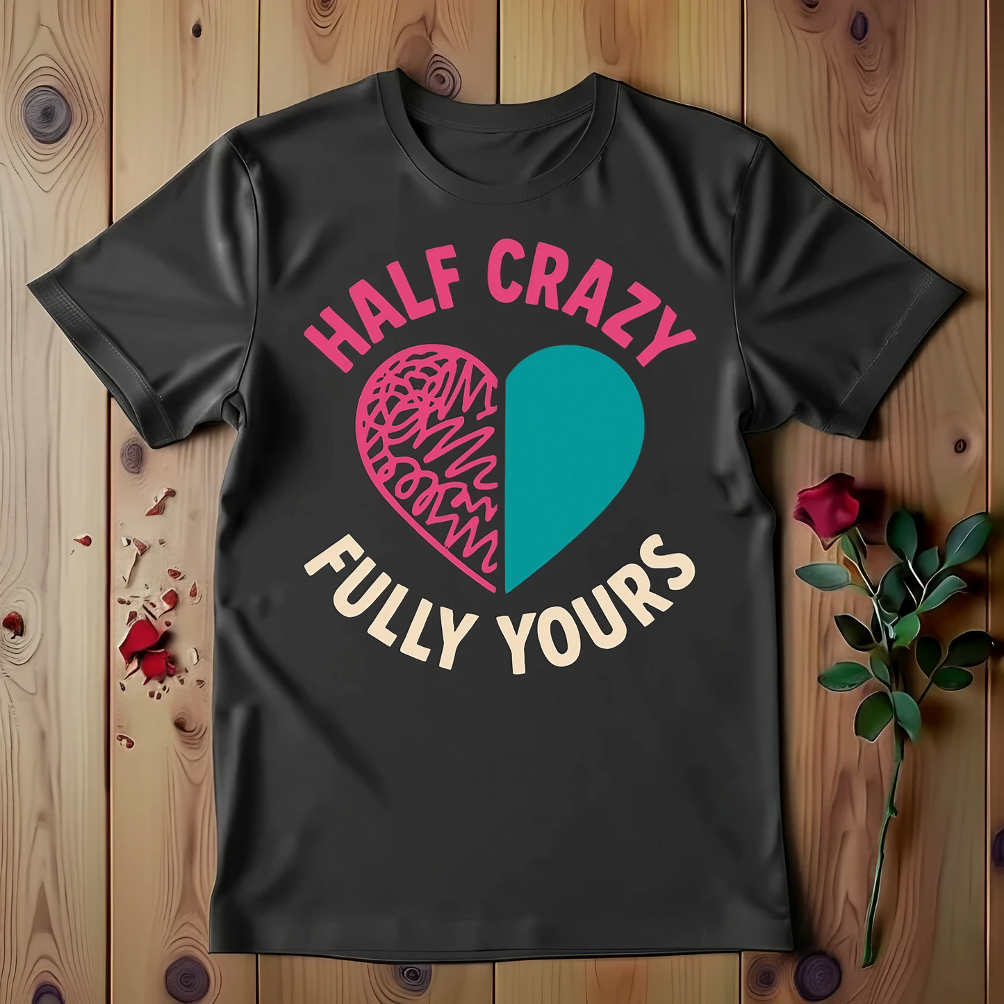 Half Crazy Fully Yours T-shirt