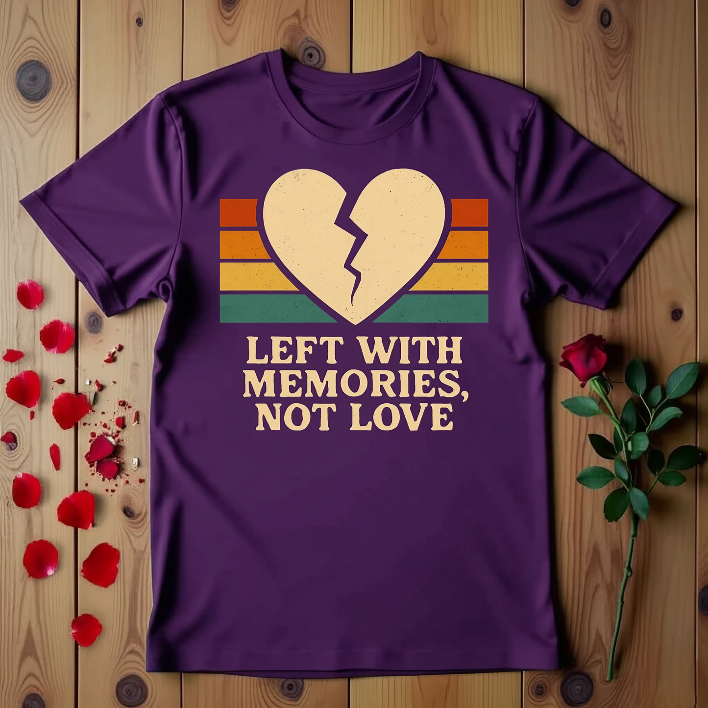Left With Memories, Not Love T-shirt