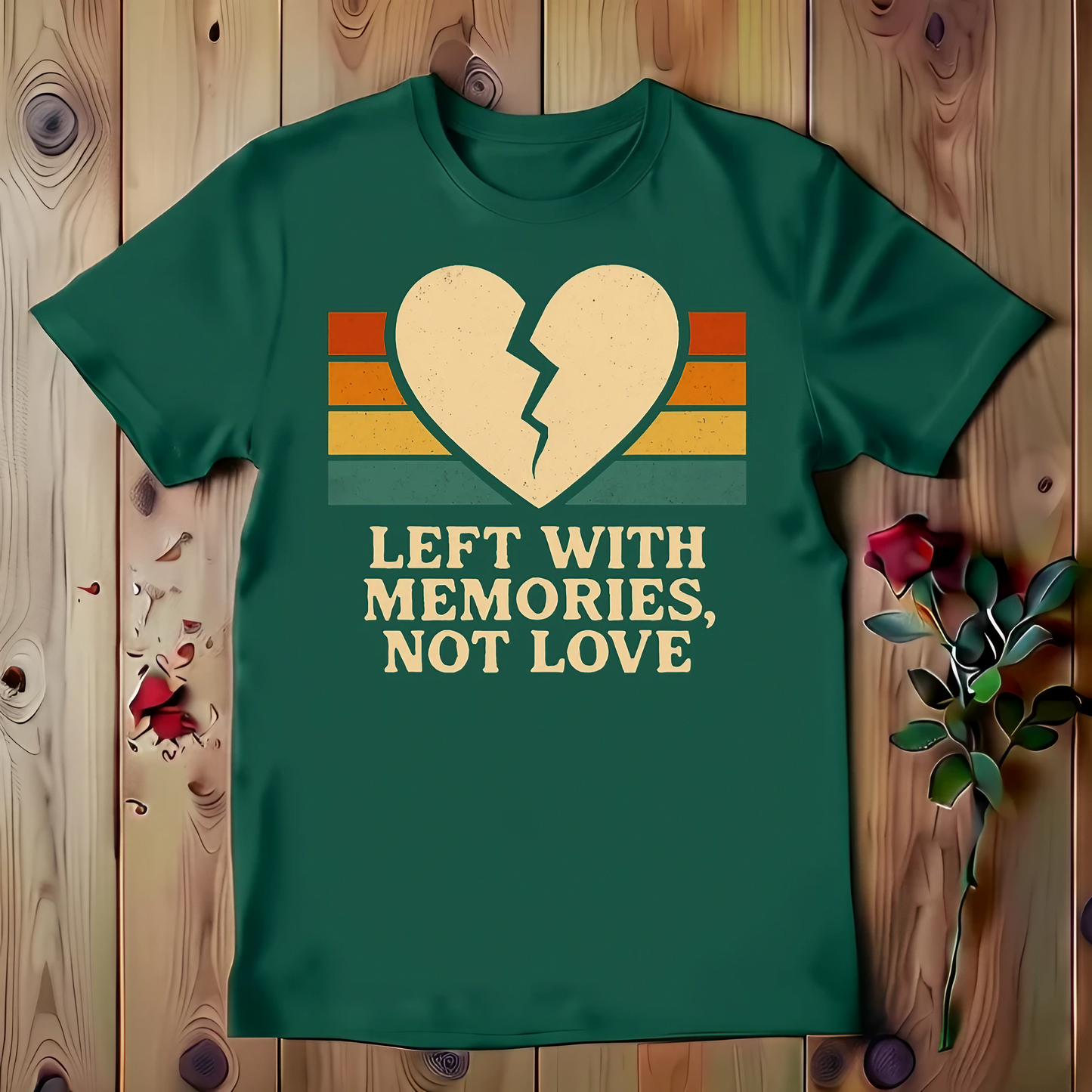Left With Memories, Not Love T-shirt