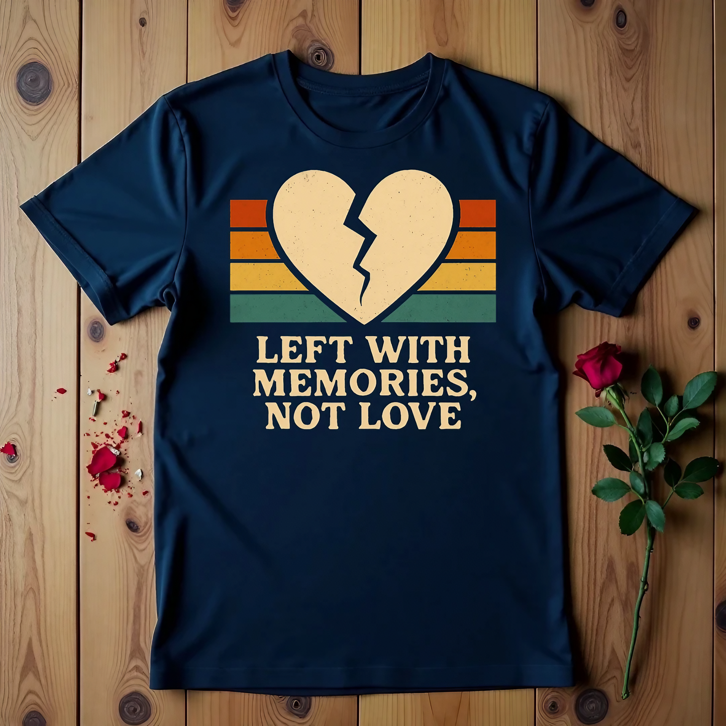 Left With Memories, Not Love T-shirt