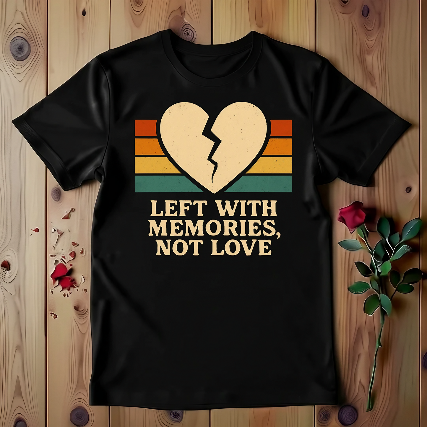 Left With Memories, Not Love T-shirt