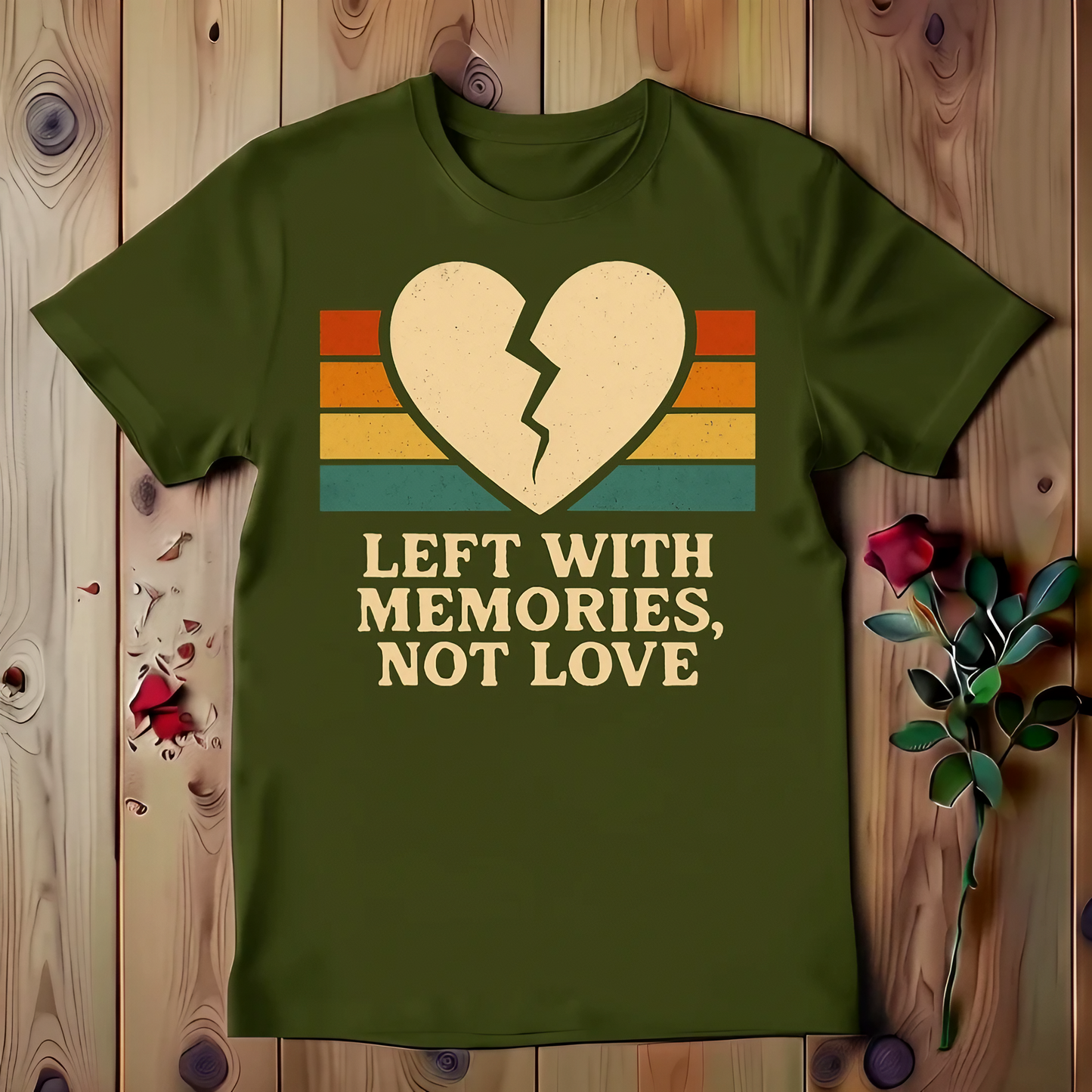 Left With Memories, Not Love T-shirt
