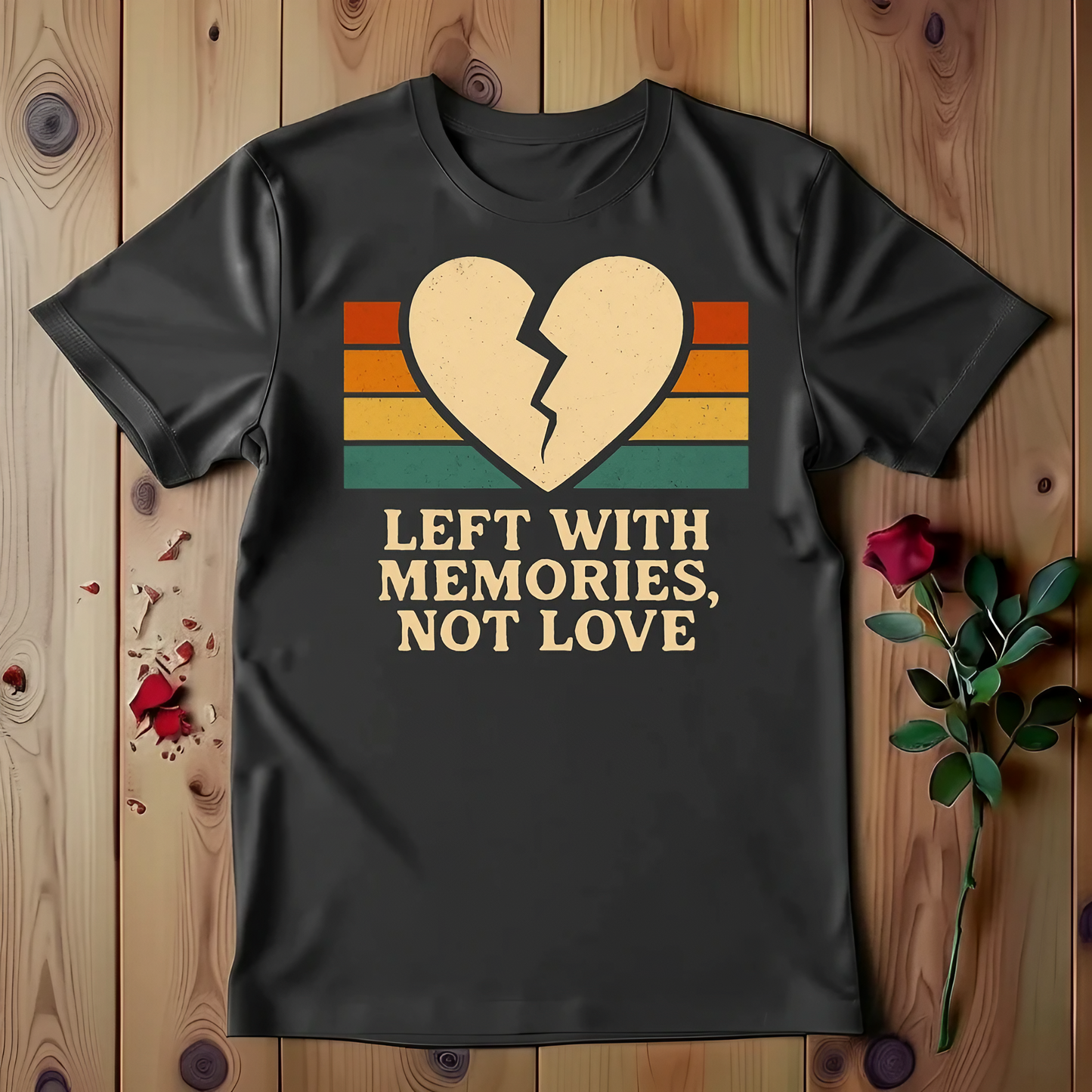 Left With Memories, Not Love T-shirt
