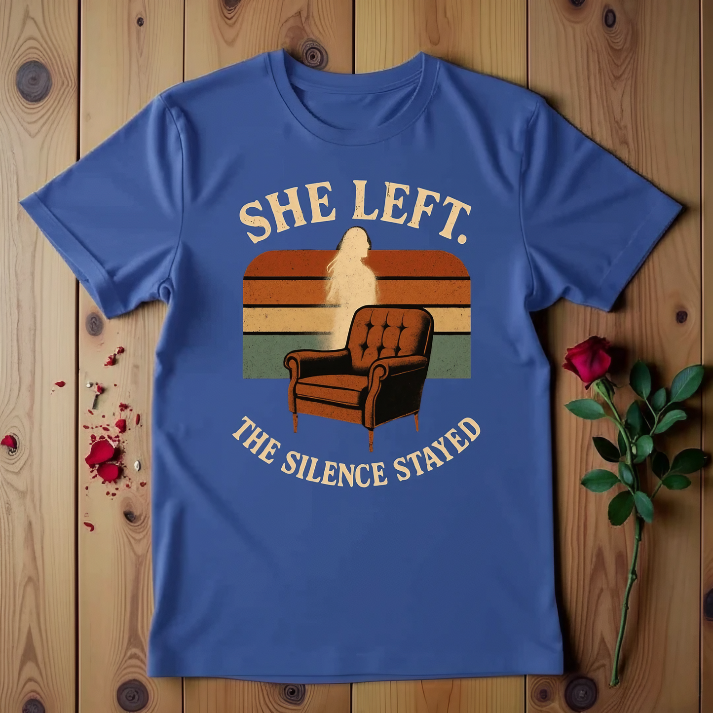 She Left The Silence Stayed T-shirt