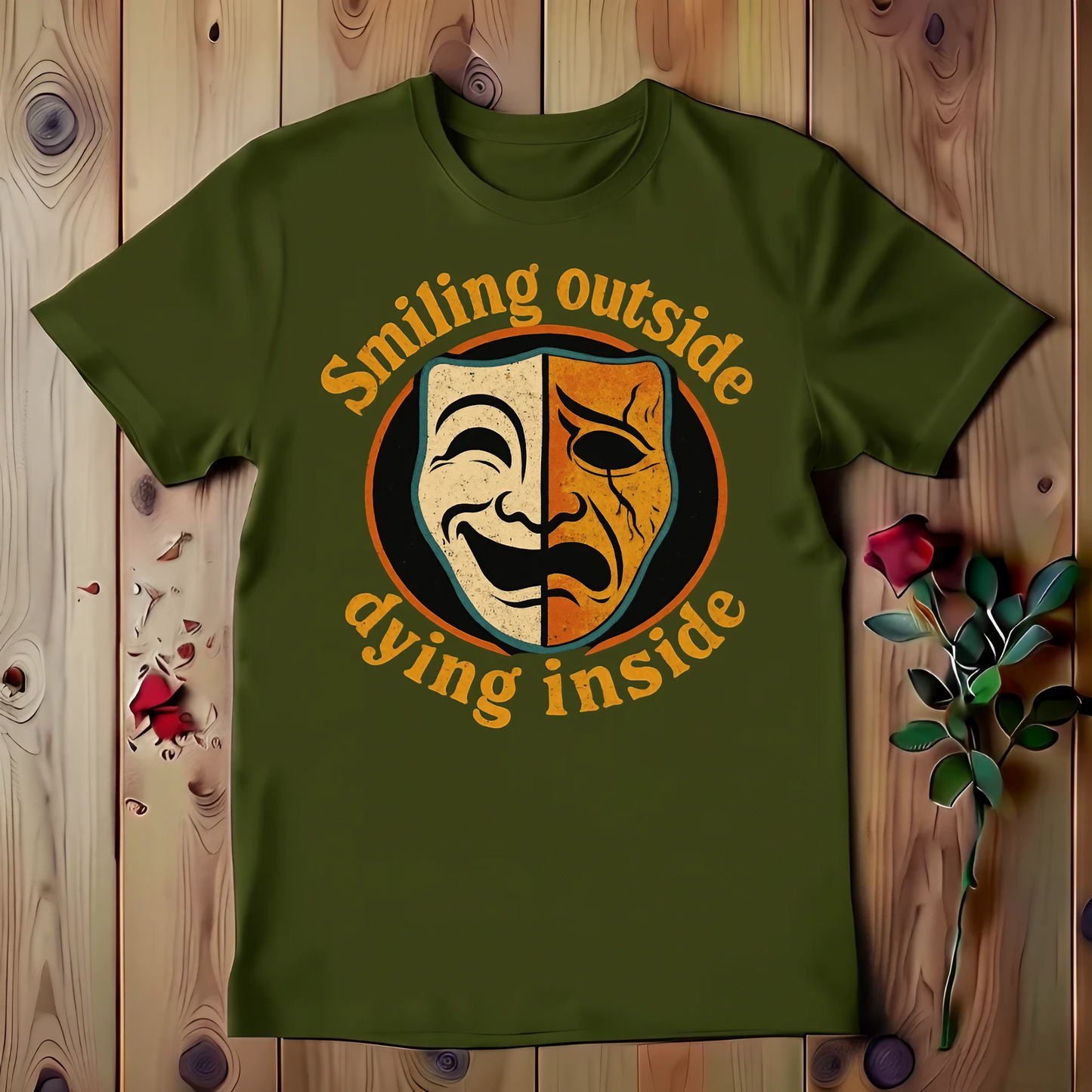 Smiling Outside Dying Inside T-shirt