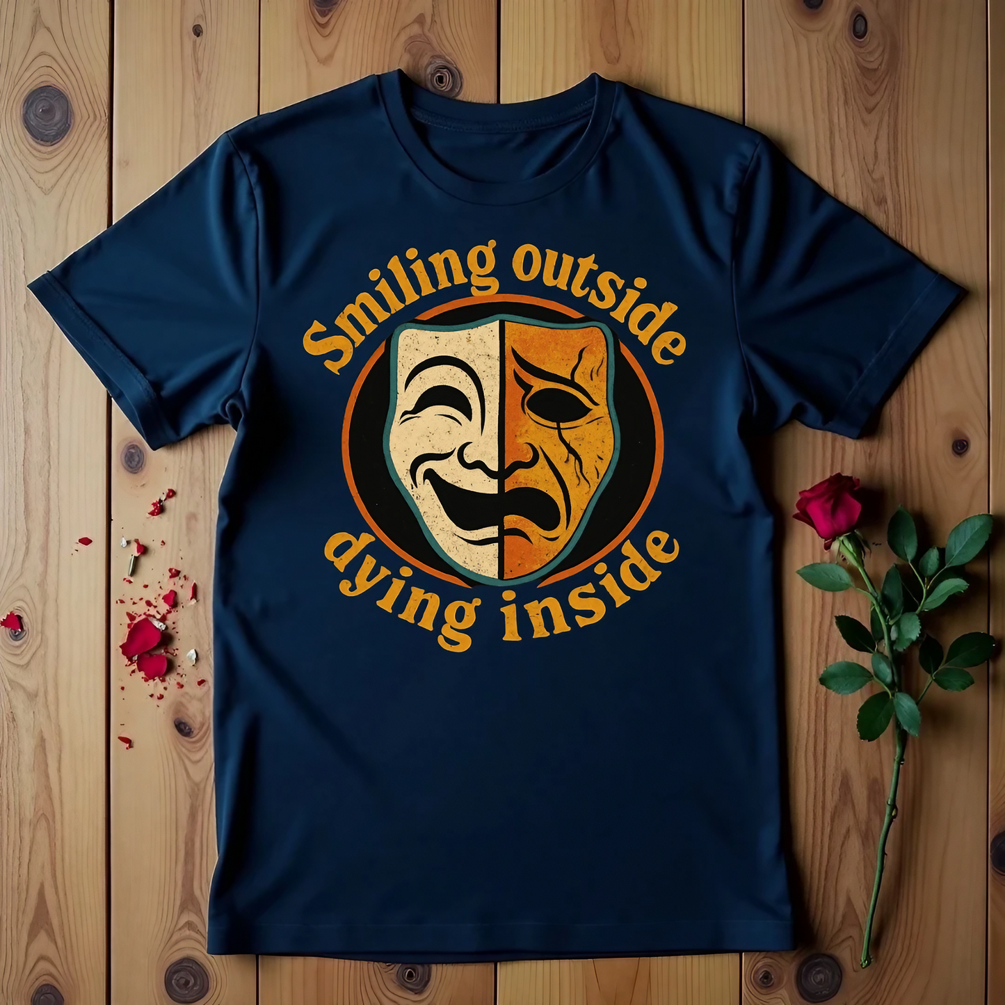 Smiling Outside Dying Inside T-shirt