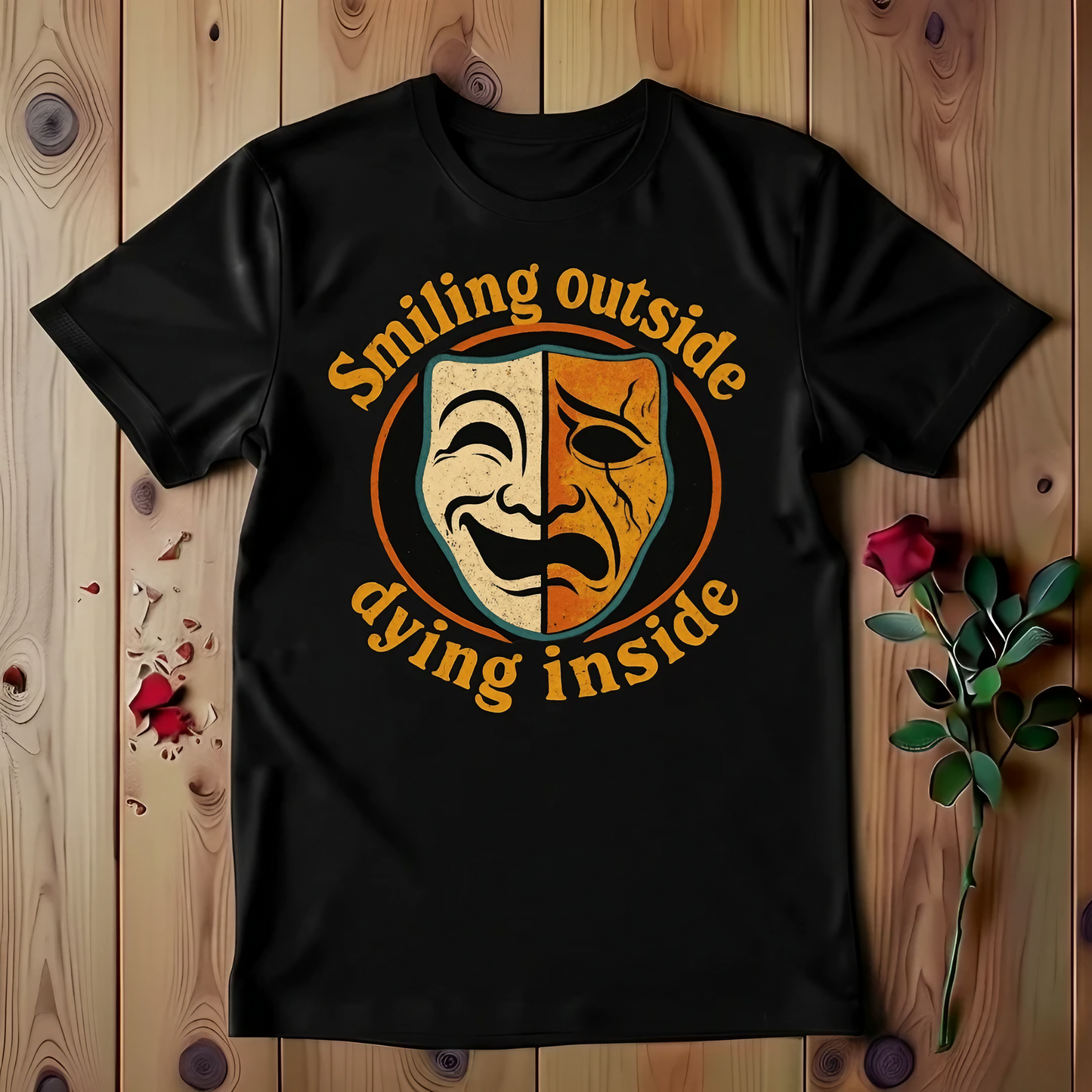 Smiling Outside Dying Inside T-shirt