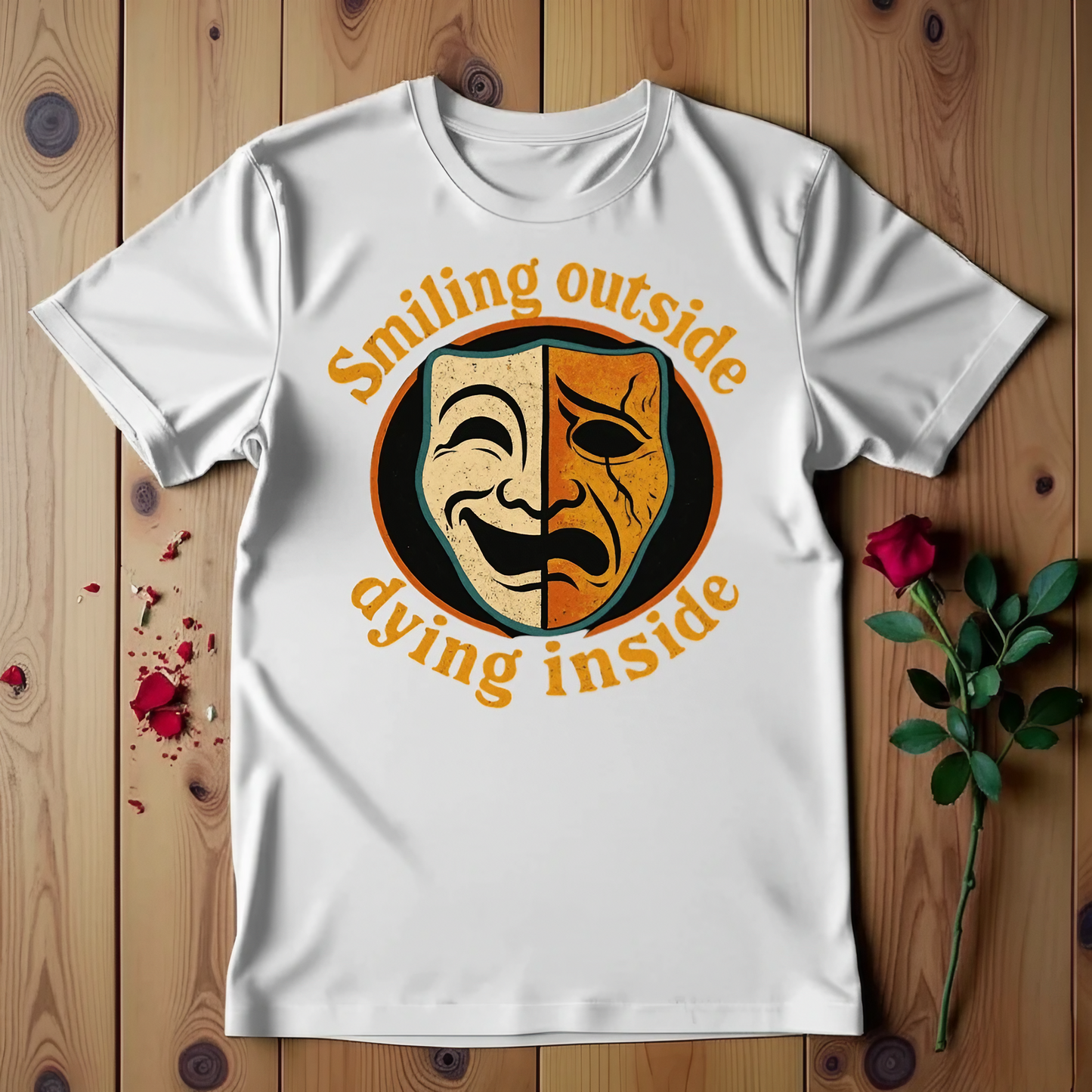 Smiling Outside Dying Inside T-shirt
