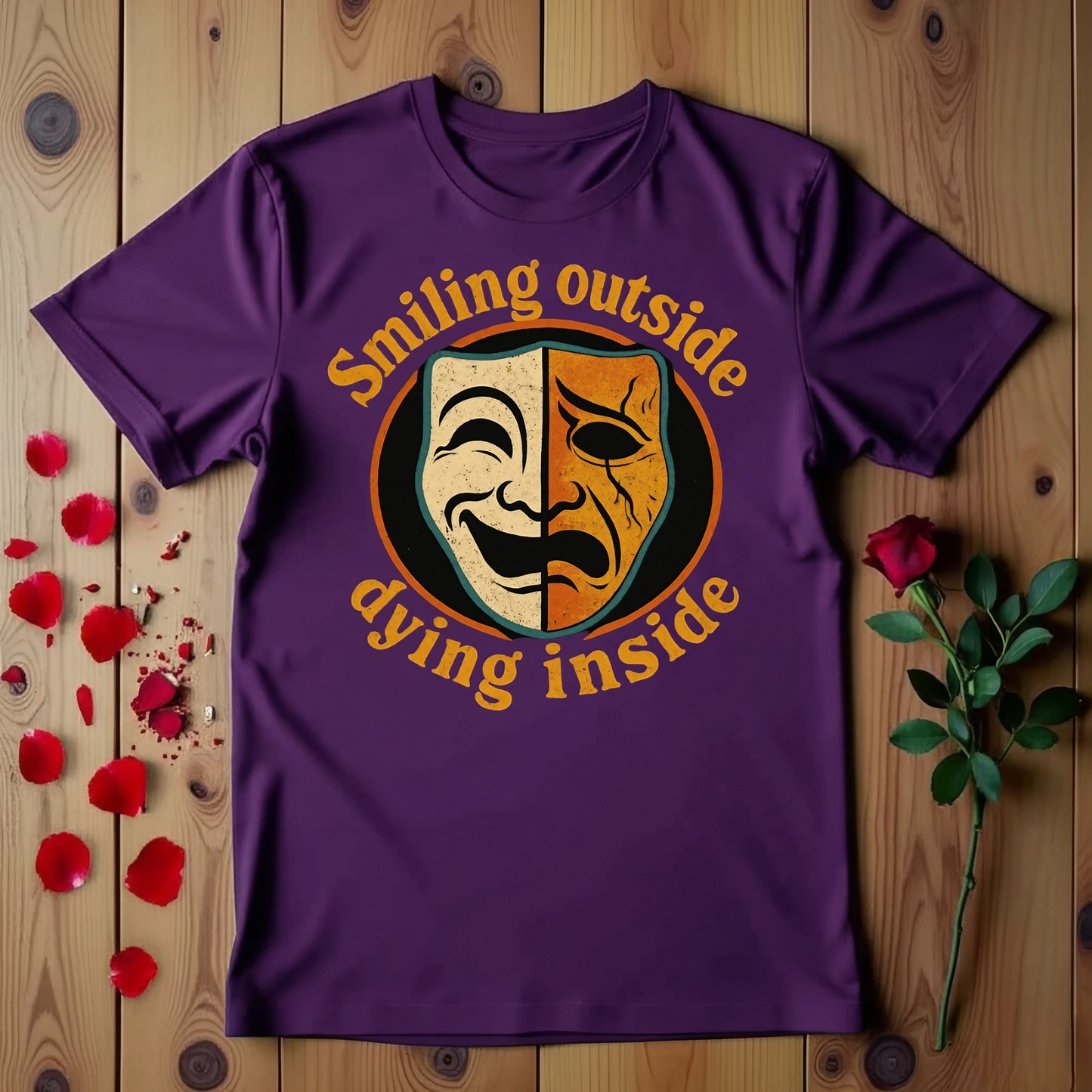 Smiling Outside Dying Inside T-shirt