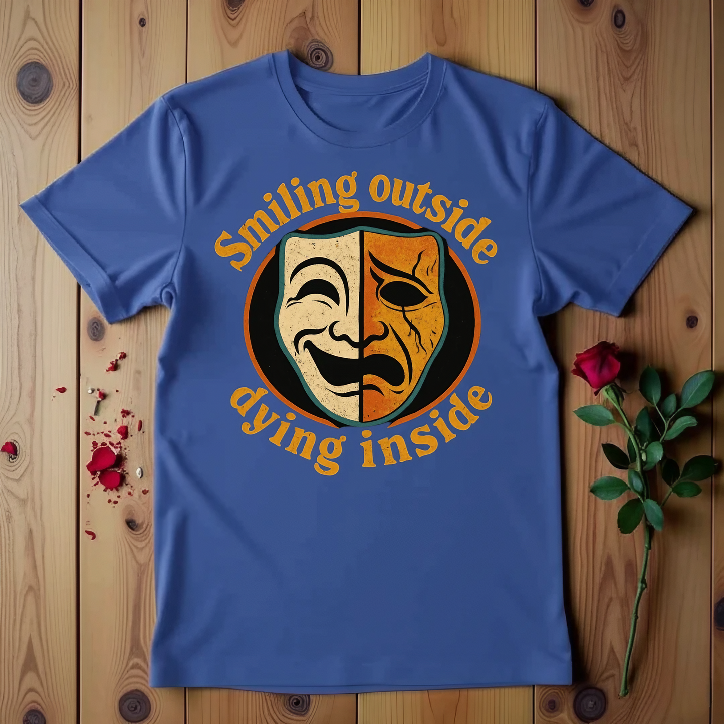 Smiling Outside Dying Inside T-shirt