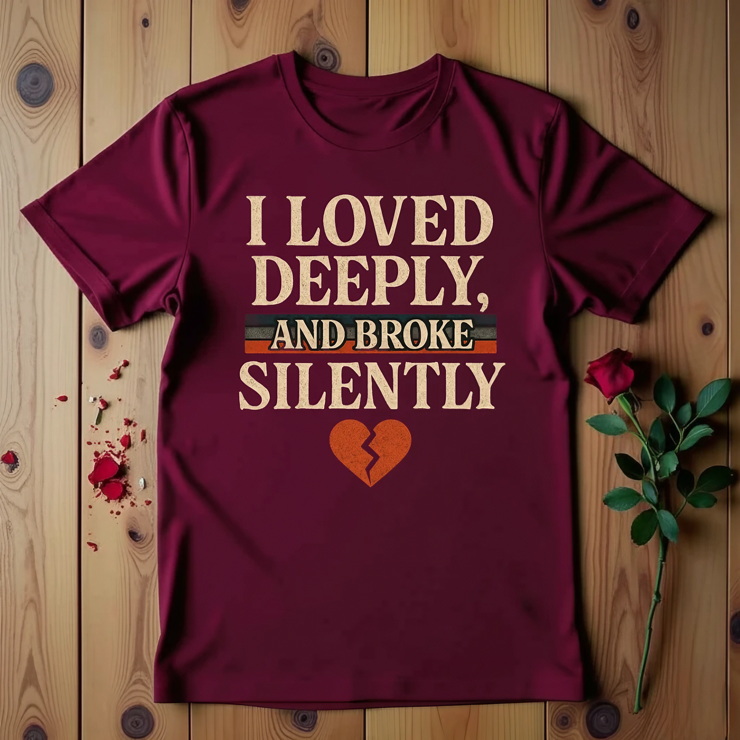 I Loved Deeply, and Broke Silently T-shirt
