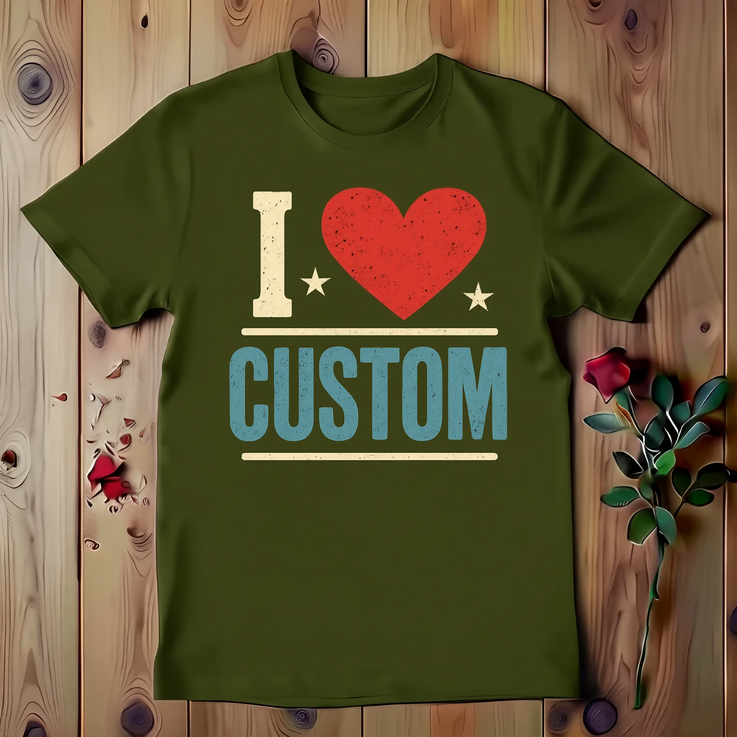 I Love Custom T-shirt
