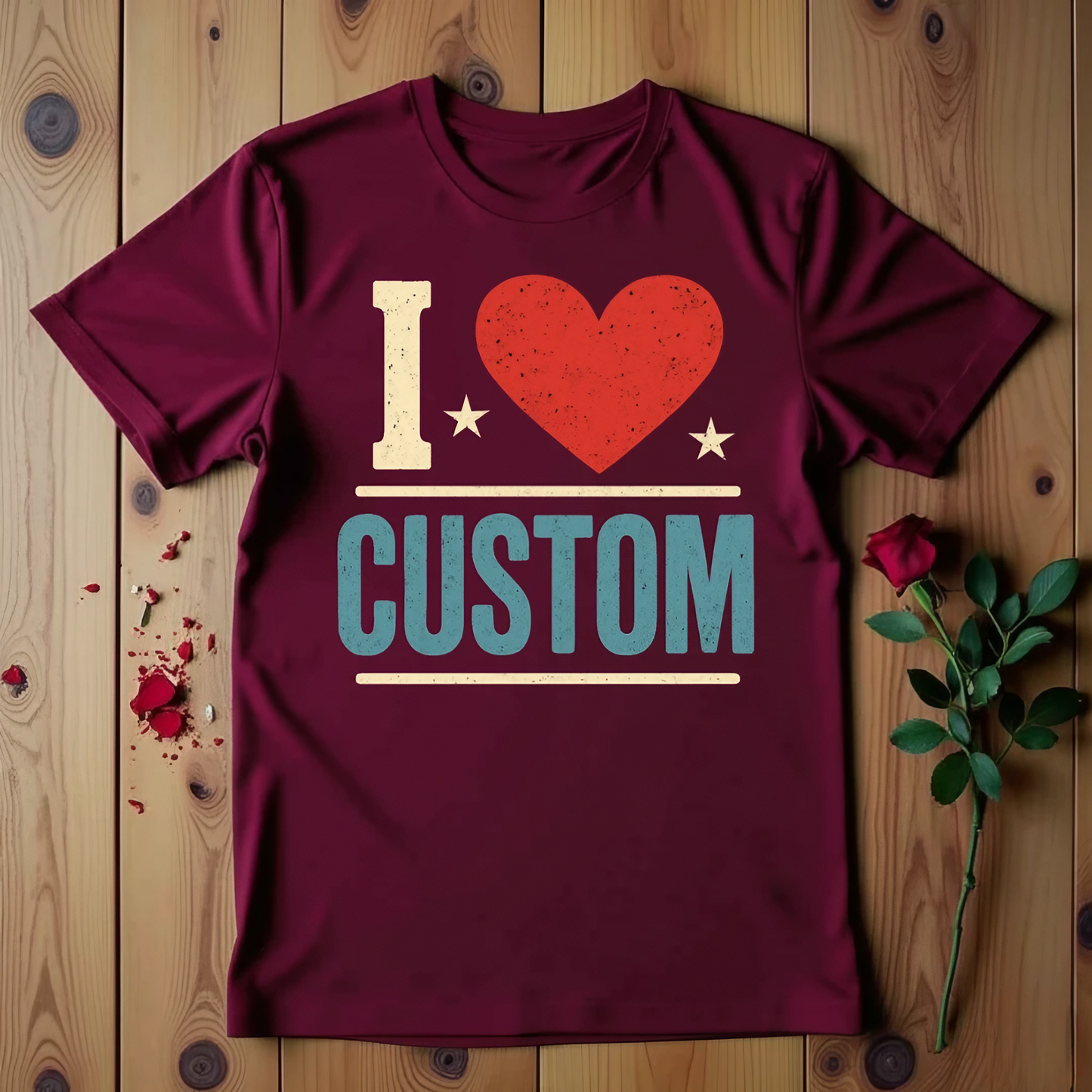I Love Custom T-shirt