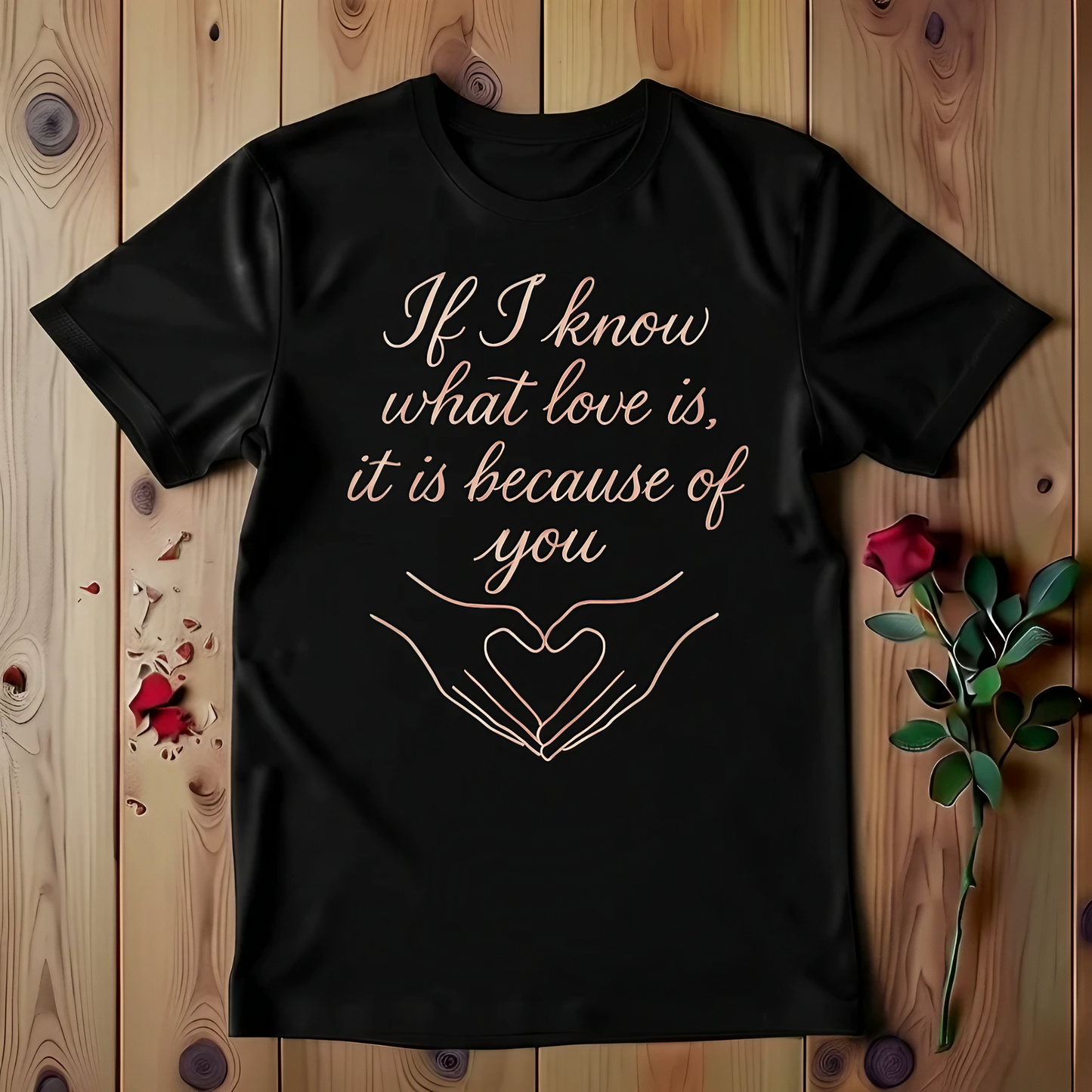 If I Know What Love Is, It Is Because Of You T-shirt