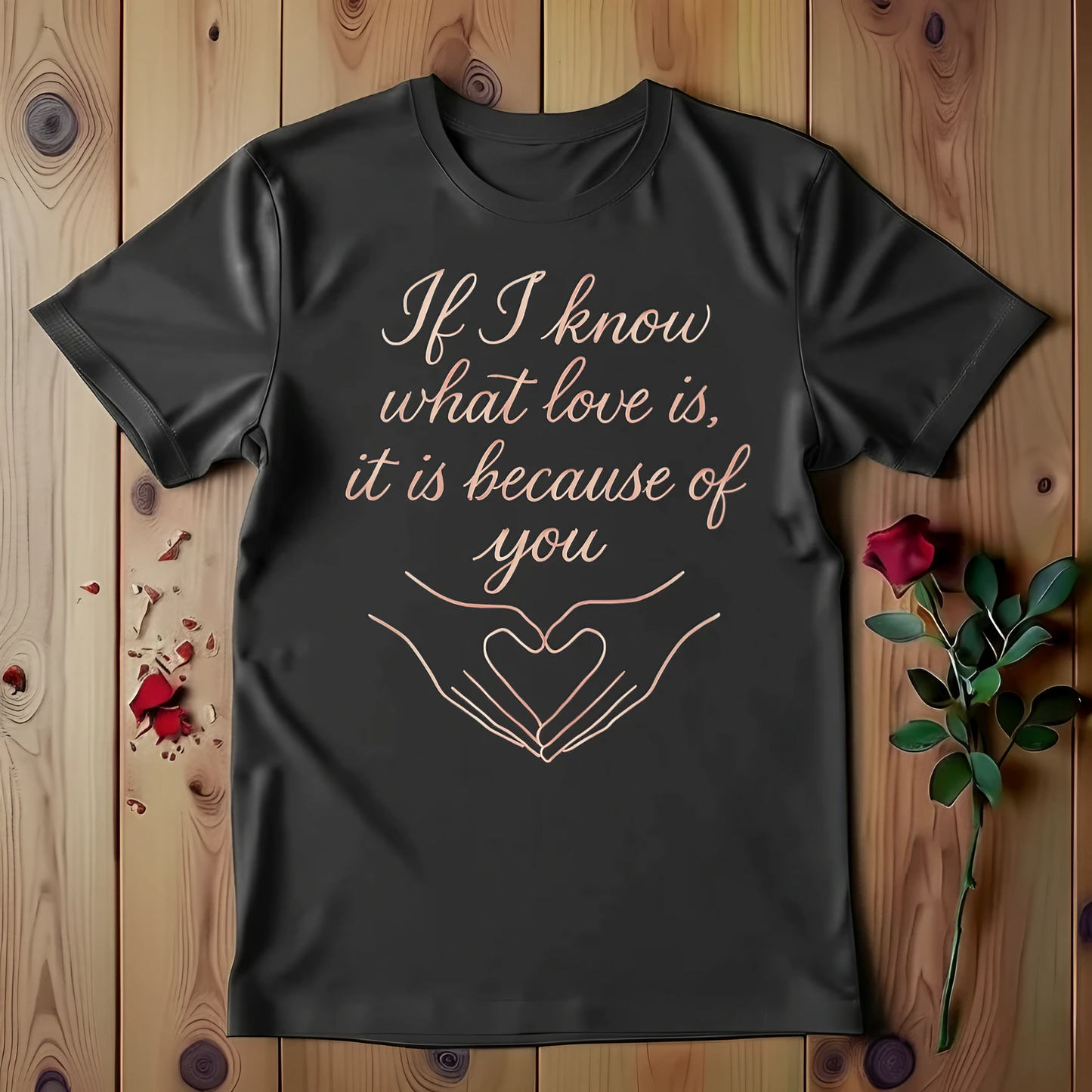 If I Know What Love Is, It Is Because Of You T-shirt