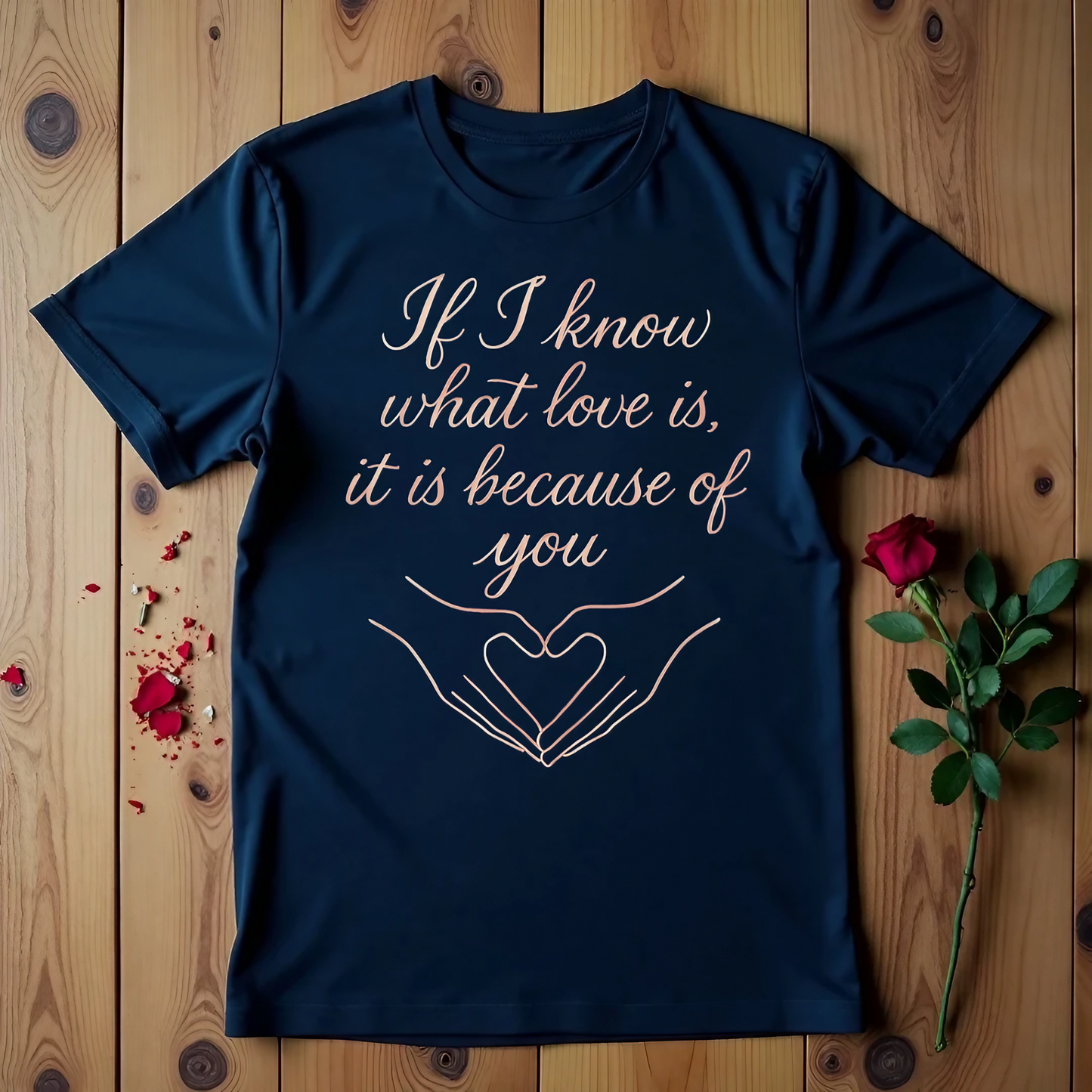 If I Know What Love Is, It Is Because Of You T-shirt
