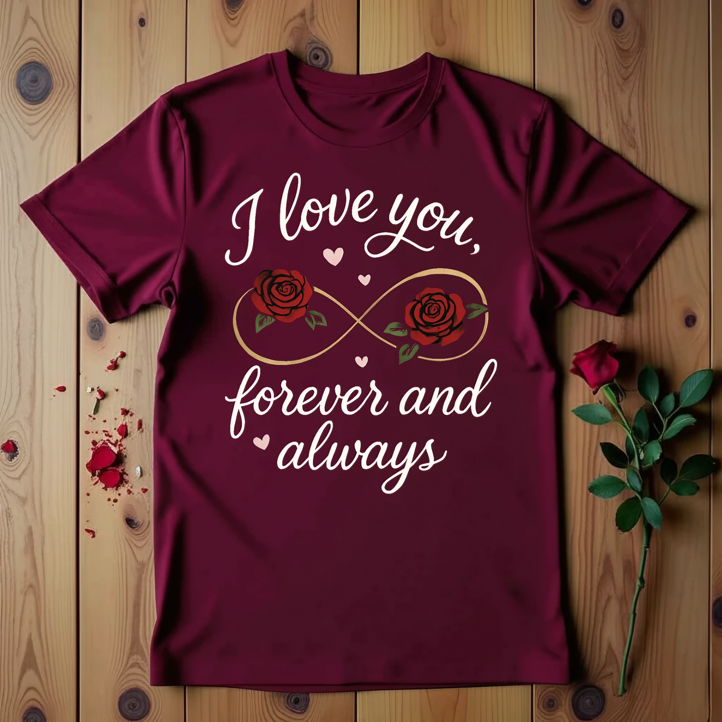 I Love You, Forever And Always T-shirt
