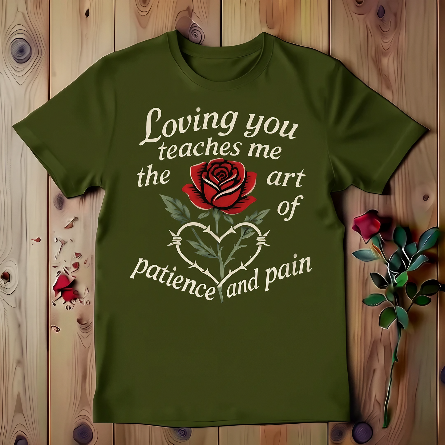 Loving You Teaches Me The Art Of Patience And Pain T-shirt