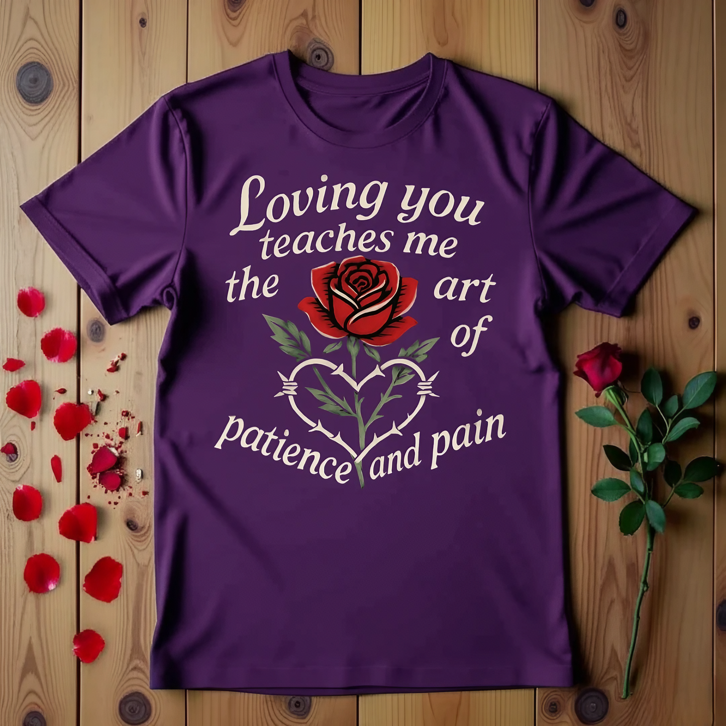 Loving You Teaches Me The Art Of Patience And Pain T-shirt