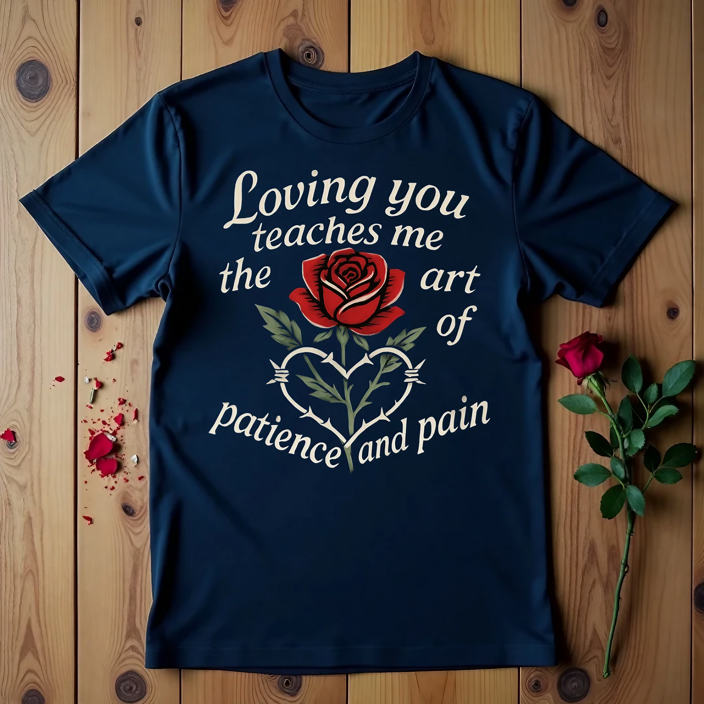 Loving You Teaches Me The Art Of Patience And Pain T-shirt