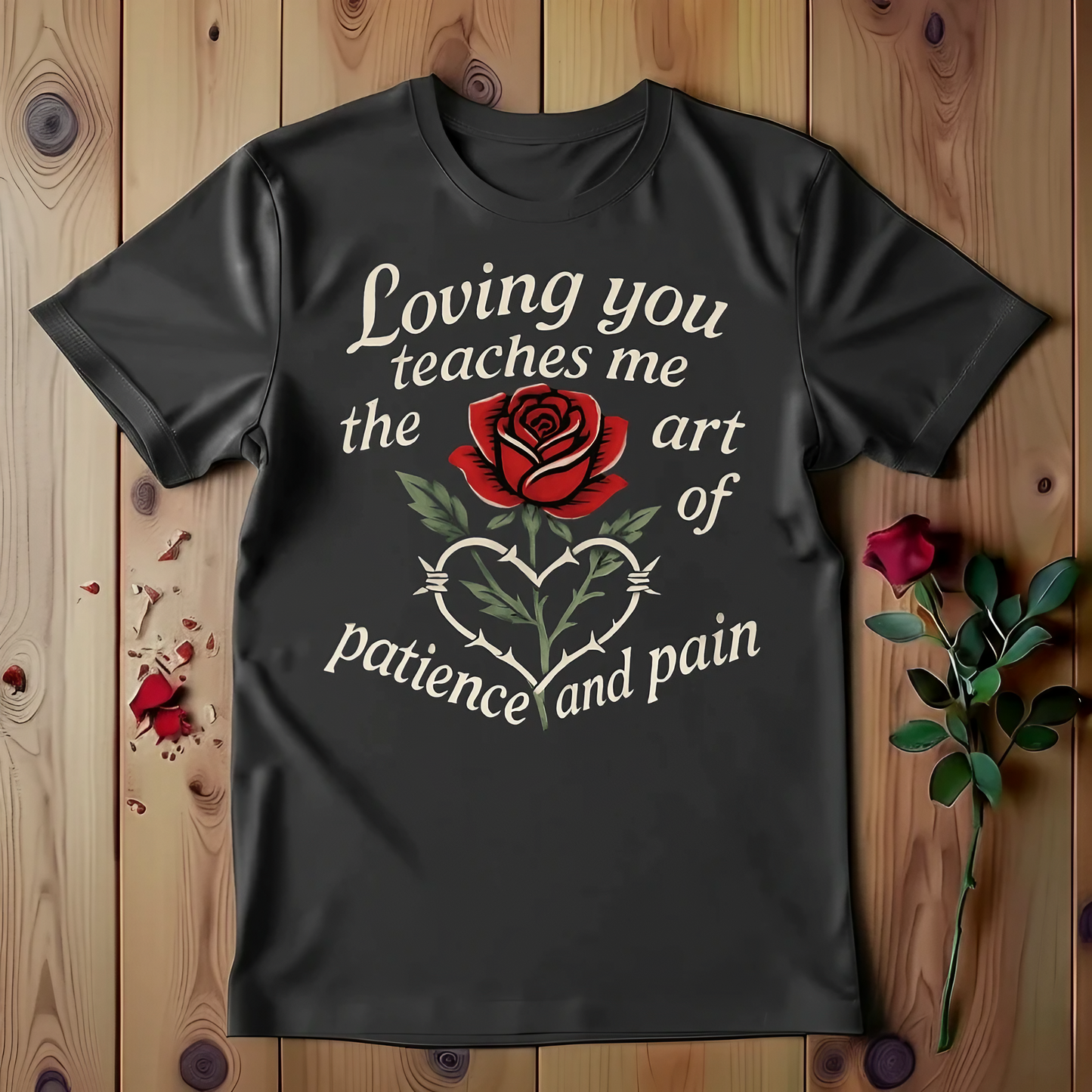 Loving You Teaches Me The Art Of Patience And Pain T-shirt