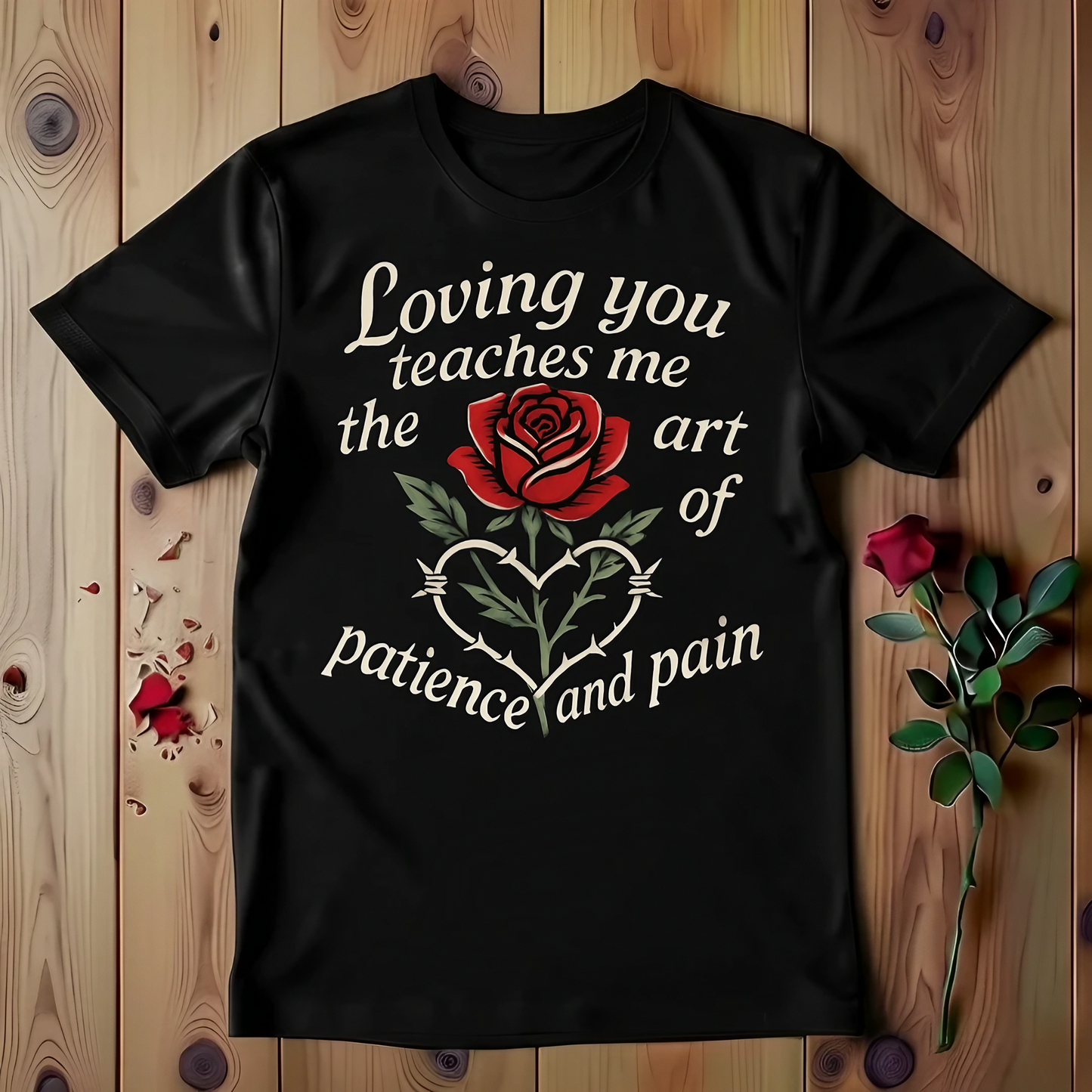 Loving You Teaches Me The Art Of Patience And Pain T-shirt