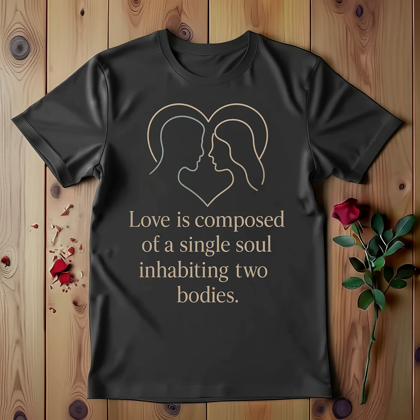 Love Is Composed Of A Single Soul Inhabiting Two Bodies T-shirt