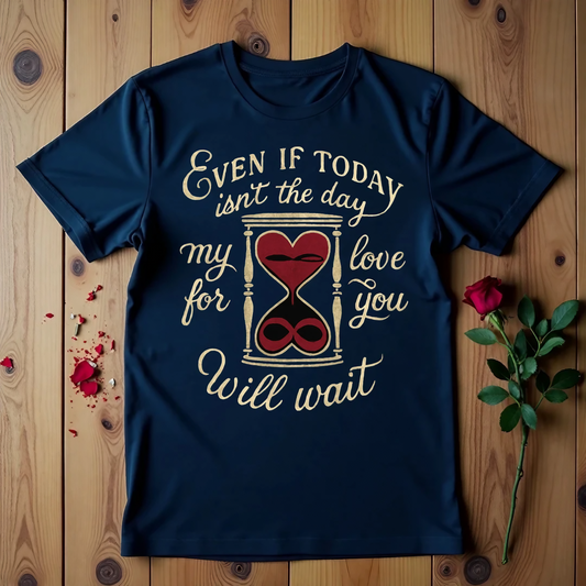 Even If Today Isn't The Day My Love For You Will Wait T-shirt