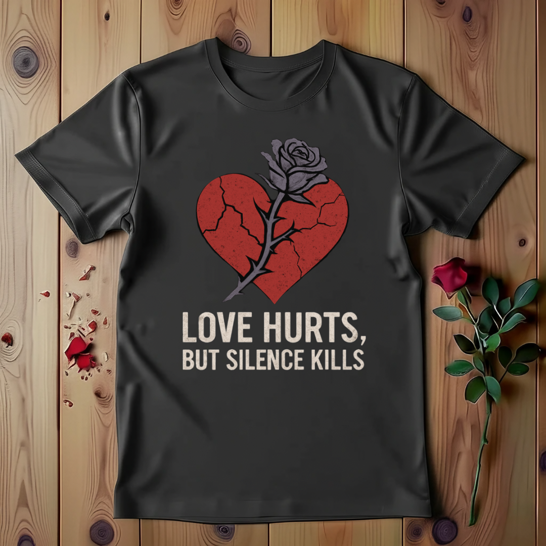 Love Hurts, But Silence Kills T-shirt