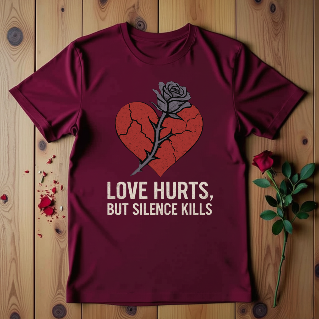 Love Hurts, But Silence Kills T-shirt
