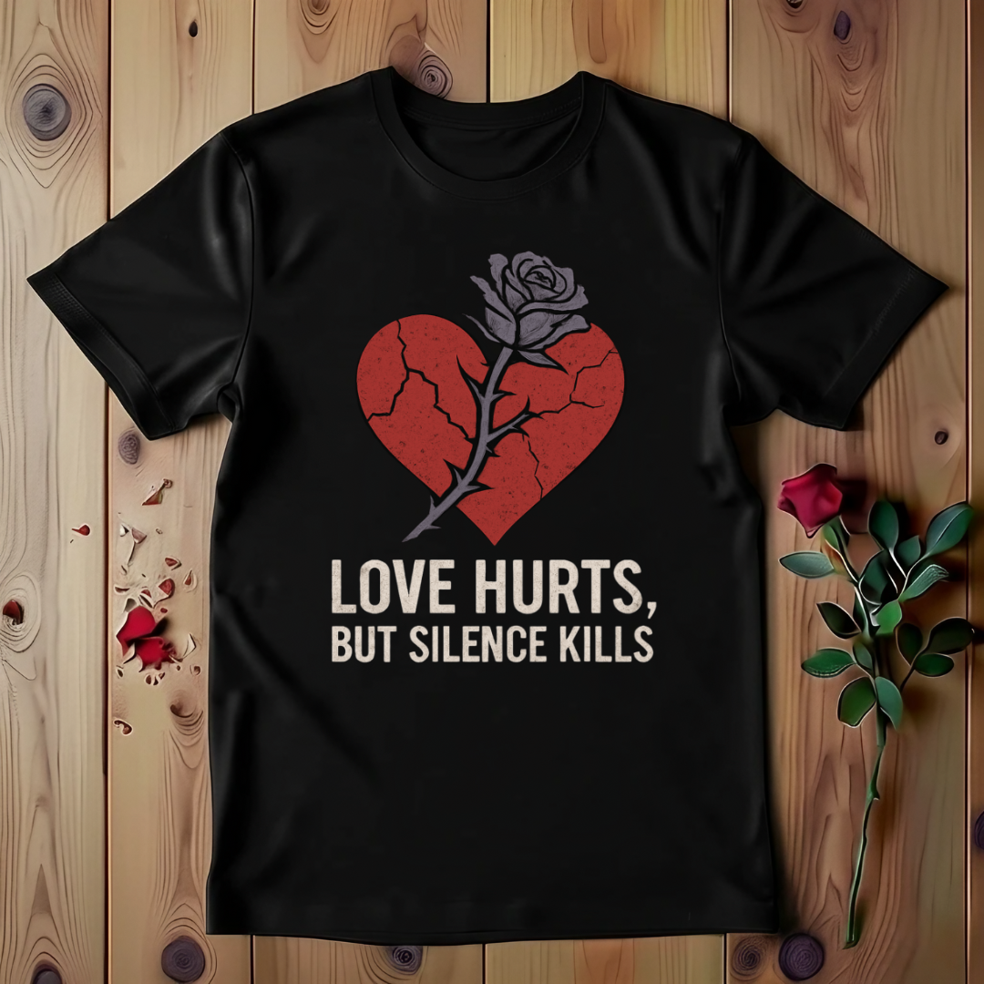 Love Hurts, But Silence Kills T-shirt
