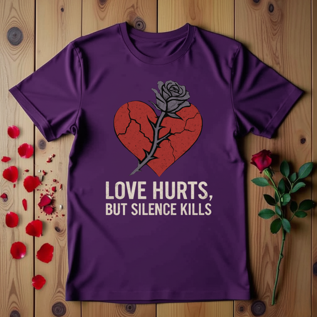 Love Hurts, But Silence Kills T-shirt