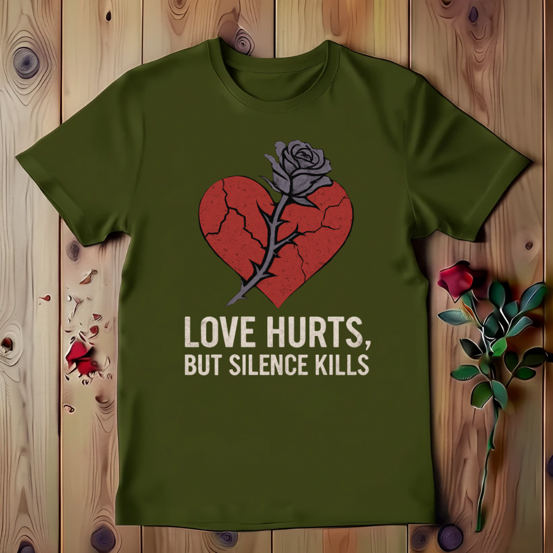 Love Hurts, But Silence Kills T-shirt